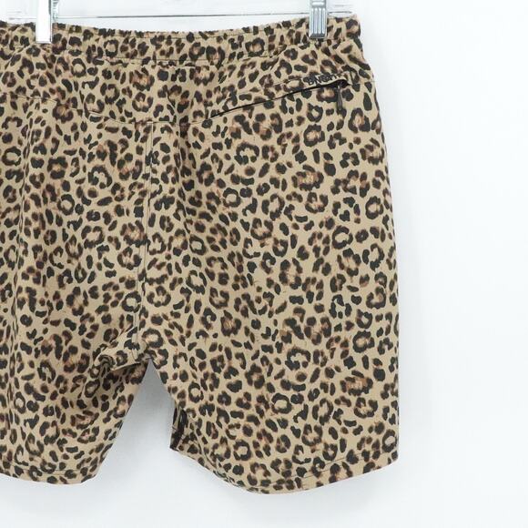 BN3TH Shorts Mens Medium Leopard Print Drawstring Lined Pockets Athletic Casual‎ - Picture 7 of 14